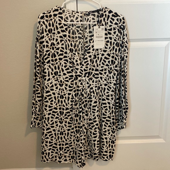 Zara animal print jumsuit - Picture 1 of 4